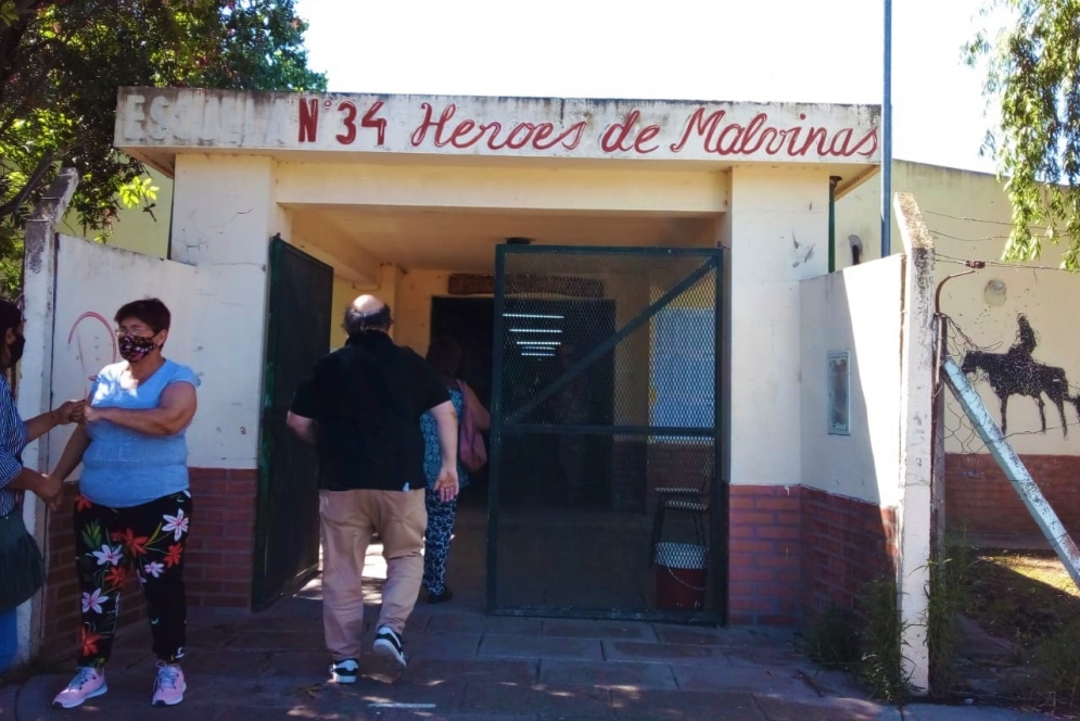 La Escuela Primaria N&deg;34 del barrio Libertad. 