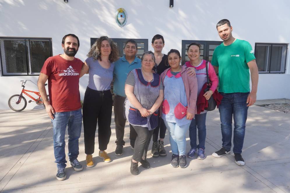 Los candidatos se reunieron con los afiliados.