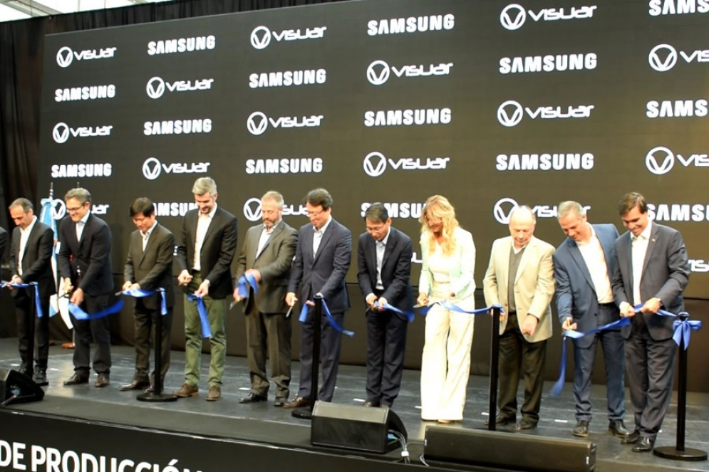 Samsung inaugur&oacute; su innovadora f&aacute;brica de heladeras en Ca&ntilde;uelas