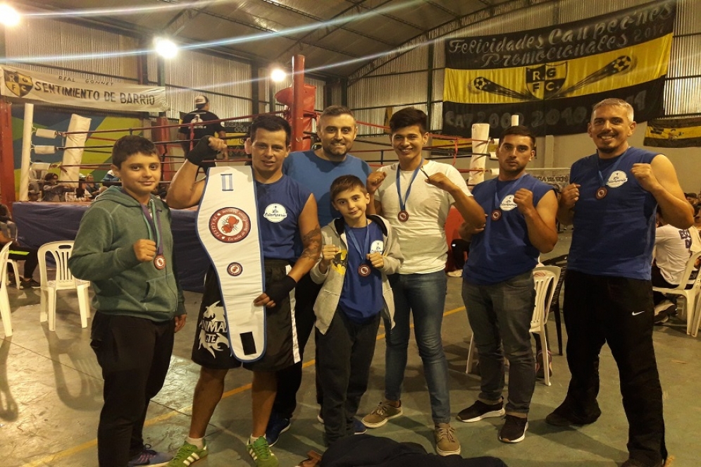 El team de Kickboxing.