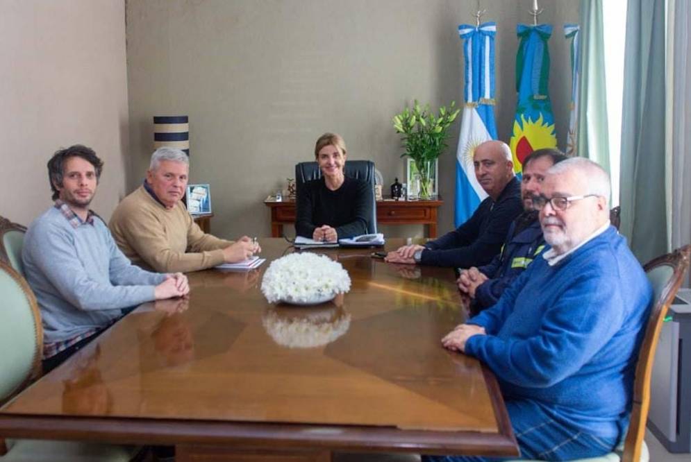 Se reunieron en el despacho de la jefa&nbsp;comunal.
