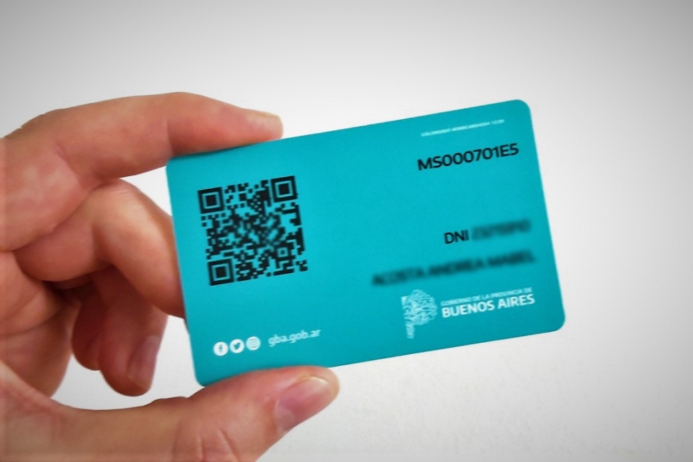 El comprobante f&iacute;sico que reciben las personas que cuentan con la doble inoculaci&oacute;n.