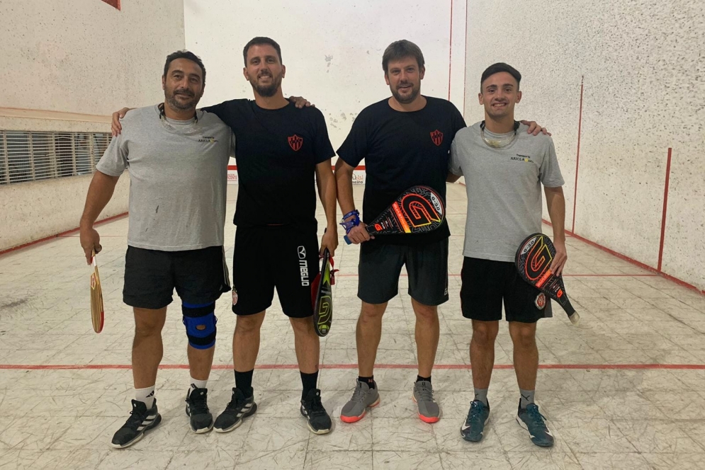 Silvio Godoy, Julio Del Valle, Mel Bellagamba y Agust&iacute;n Jerez.