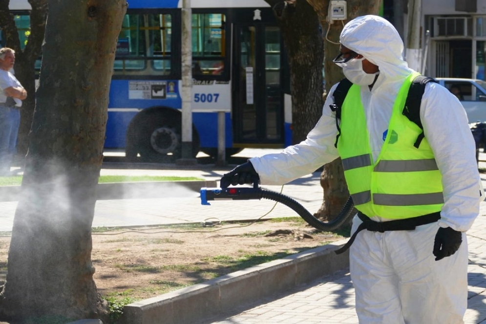 En la &uacute;ltima semana volvieron los operativos de desinfecci&oacute;n.