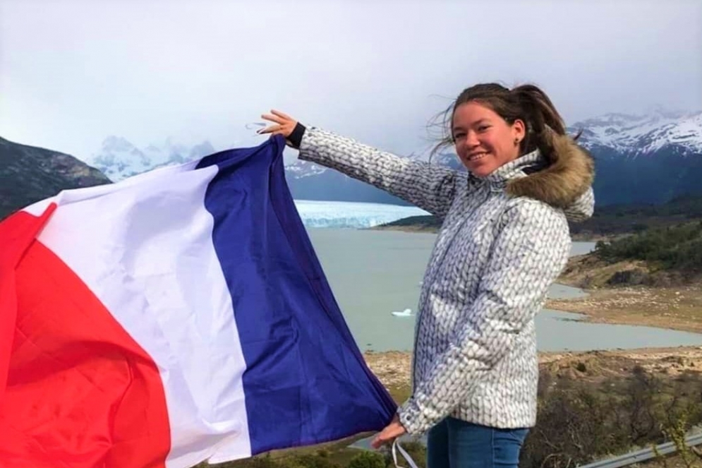 Candice Pierre, de Francia, estuvo un a&ntilde;o en Argentina gracias al programa articulado con Rotary Ca&ntilde;uelas.