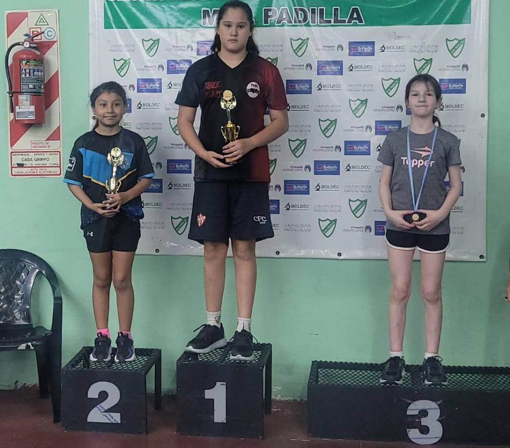 Valentina Fazio, en lo m&aacute;s alto del podio.