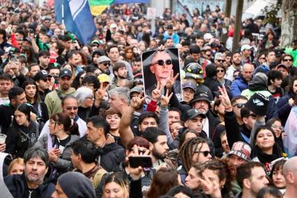 Una multitud despidió al Indio Solari