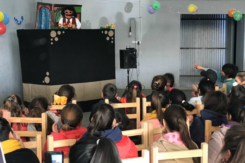 Obra de t&iacute;teres en El Taladro.