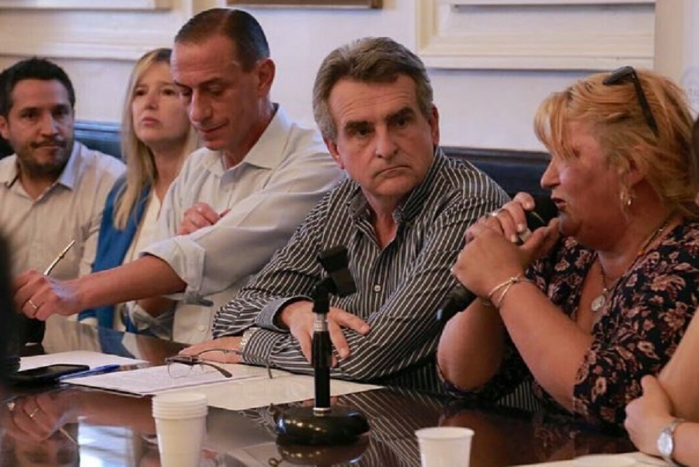  Aranda, presidenta de la Cooperativa, exponiendo en la C&aacute;mara Baja.