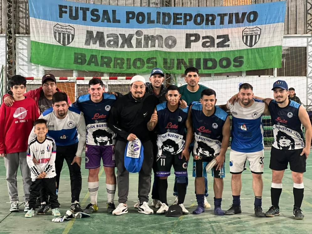 Los Busters, el mejor de la etapa regular. Se vienen los duelos en el Polideportivo de la localidad de ruta 205.