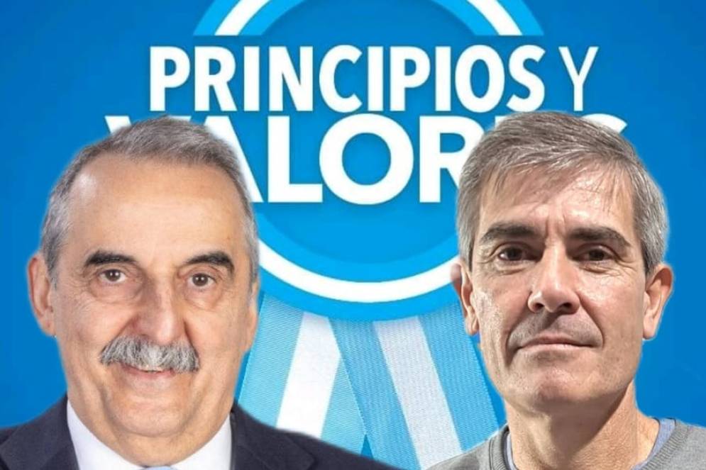 El ex secretario de Comercio Interior y su precandidato en Ca&ntilde;uelas.