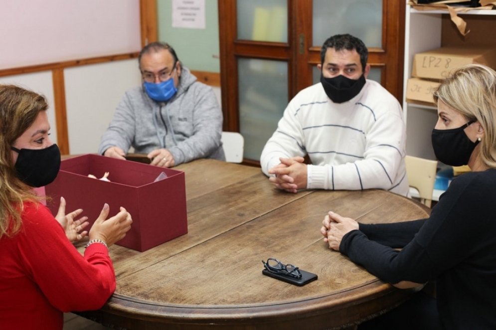 El martes, la mandataria visit&oacute; la sede de calle Lara.