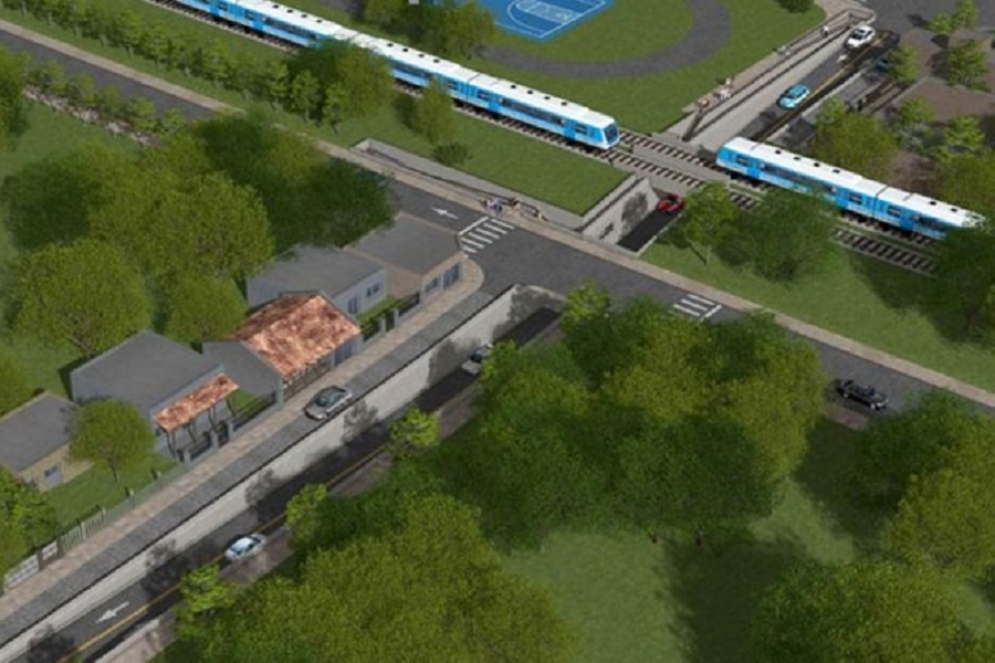 Los trabajos en el paso a nivel de Juarez-1&deg; de Mayo comenzarian en 2023.