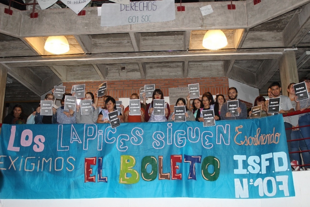 Los estudiantes tras el encuentro. 