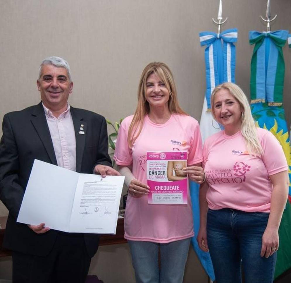 La iniciativa fue declarada de inter&eacute;s municipal. La intendenta Fassi recibi&oacute; en la semana al titular de la entidad y a Romanella Giannitti, responsable de relaciones institucionales.