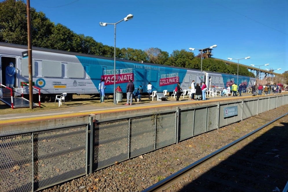 El Tren Sanitario comenz&oacute; a realizar hisopados en la Estaci&oacute;n de Ca&ntilde;uelas