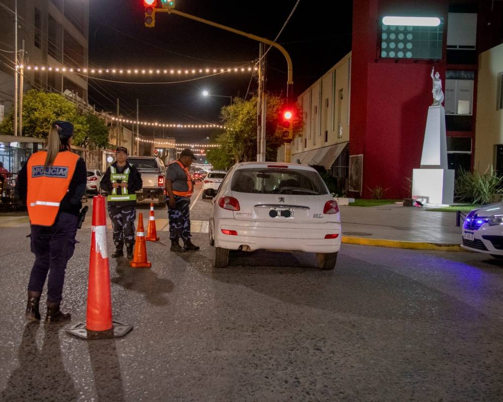 El control en Avenida Libertad y Del Carmen. 