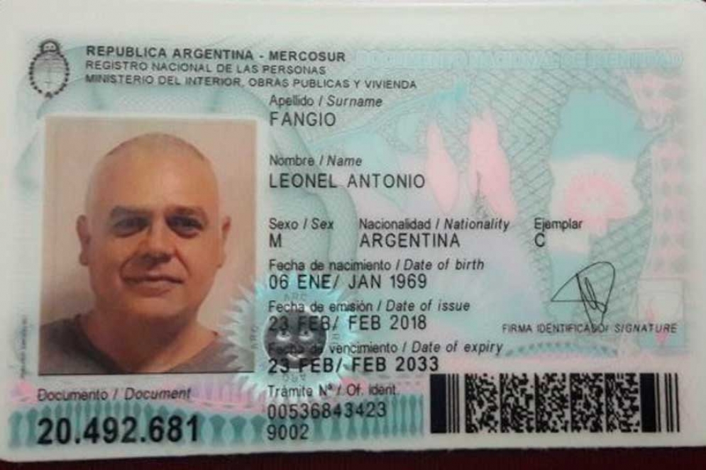 El nuevo DNI del concejal. 