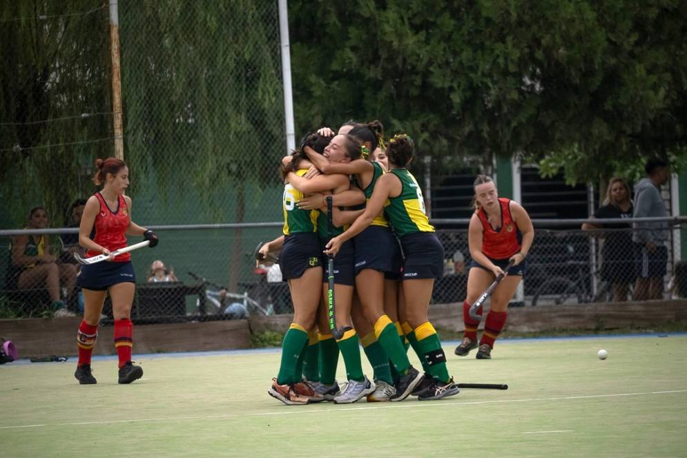 Alegr&iacute;a doble para las "auriverdes". (FOTO: Prensa Las Ca&ntilde;as).