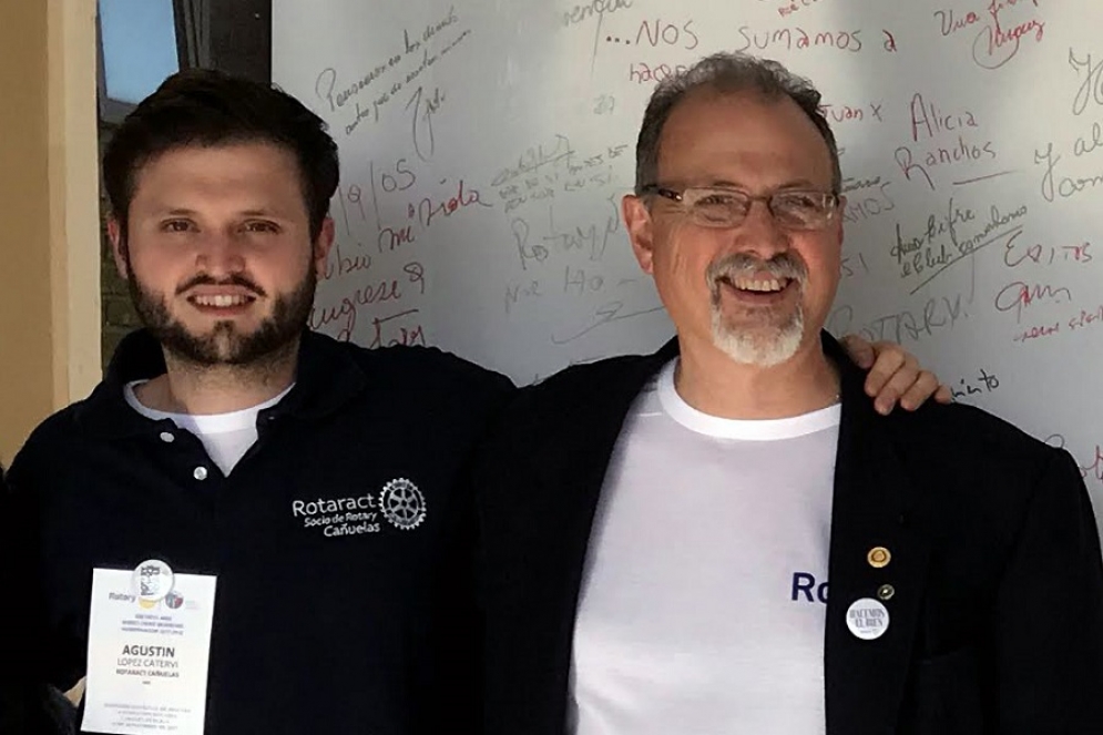 Sergio Rub&eacute;n L&oacute;pez (derecha) es el nuevo presidente de la entidad 