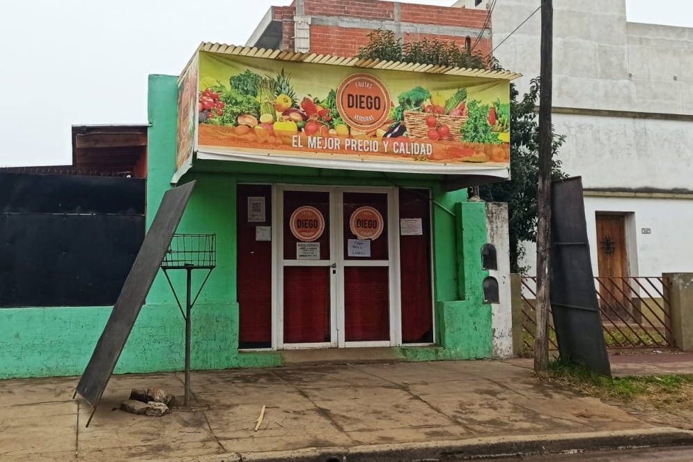 La Verduler&iacute;a "Diego" est&aacute; ubicada en 9 de Julio, casi San Vicente.
