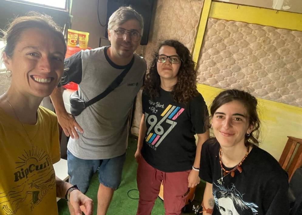 Dar Dique en el estudio "Carancho Rojo".