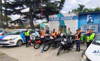 Operativo de Seguridad Vial: secuestros de motos, drogas y hasta una persecusi&oacute;n