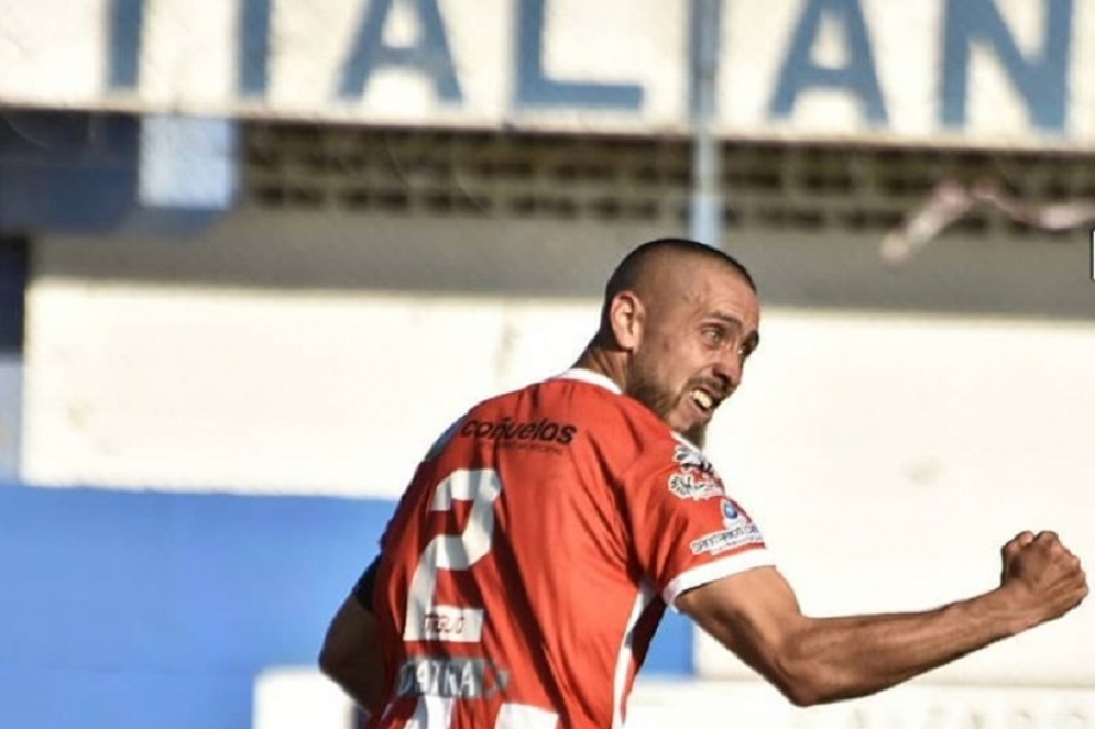 Mat&iacute;as Maidana, el autor del gol del CFC. 