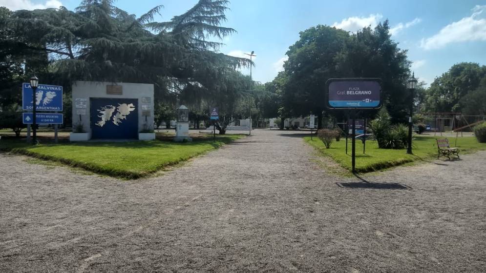 Hace unos a&ntilde;os, en la Plaza Belgrano se produjeron incidentes.