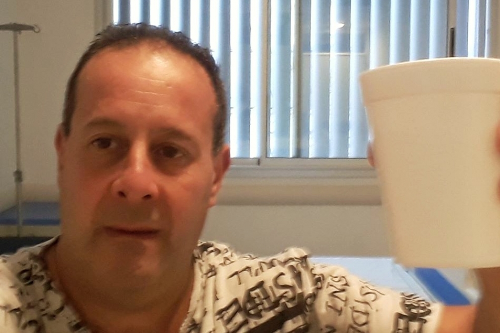 Gallardo dentro de su habitaci&oacute;n del Cuenca.