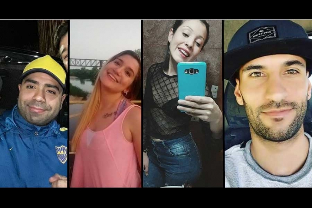 Emiliano Retola, Brenda Canciani, Aldana del R&iacute;o y Lucas Aguilar. 