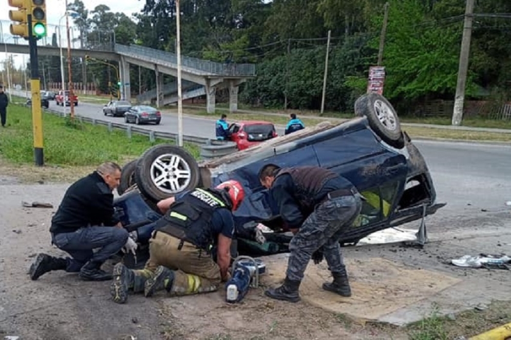 Terrible choque en ruta 3: un muerto y al menos tres heridos