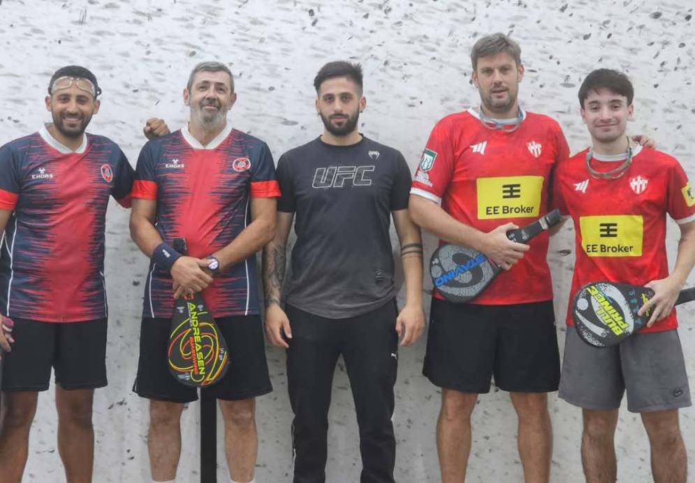 "Mel" Bellagamba y Jerez, una de las parejas del&nbsp;albirrojo.