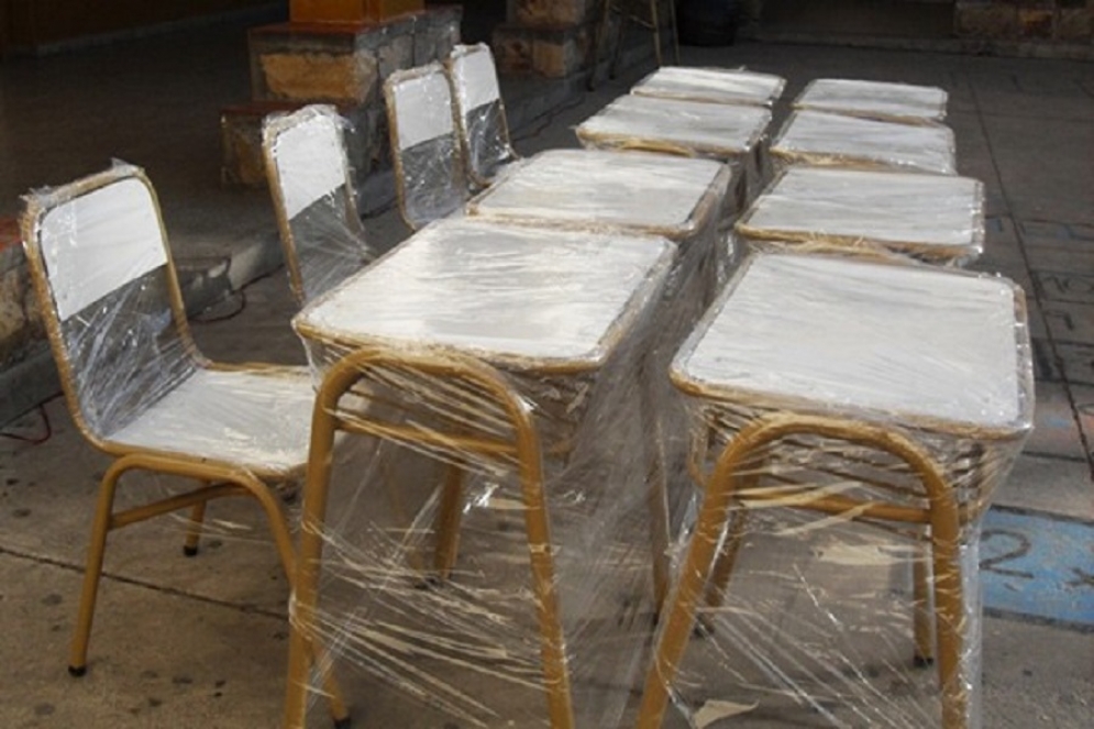 Parte de los nuevos pupitres. 