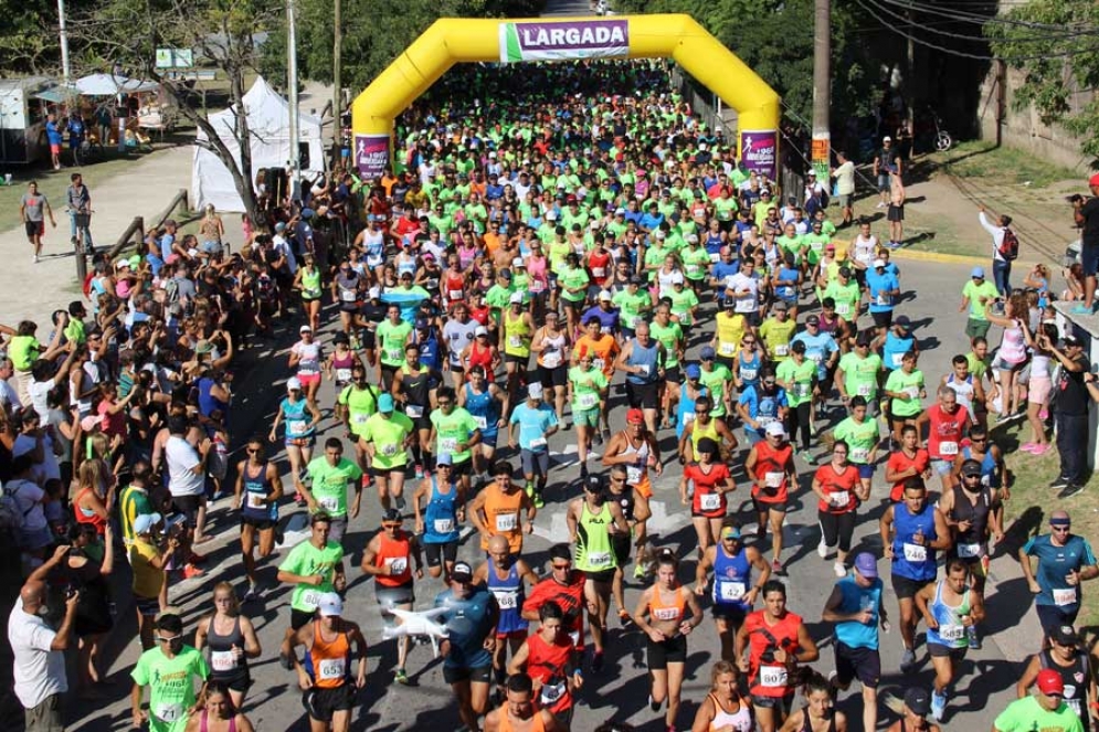 El momento exacto de la largada. 