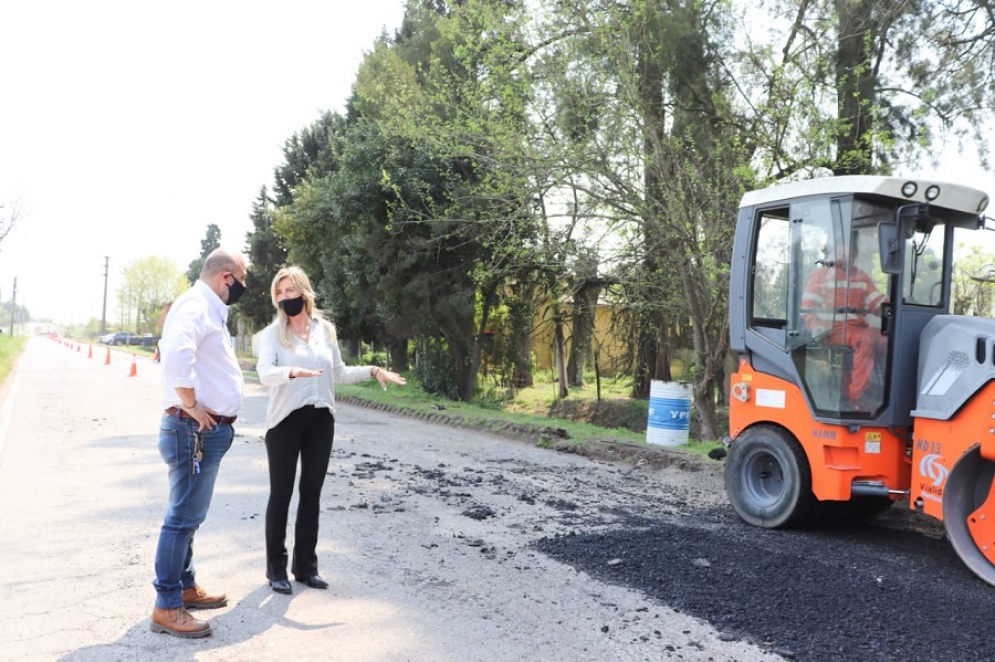 La intendenta Fassi recorri&oacute; la obra.