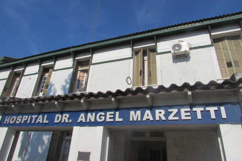 En el Hospital Marzetti se le hicieron los primeros an&aacute;lisis al reci&eacute;n nacido. 