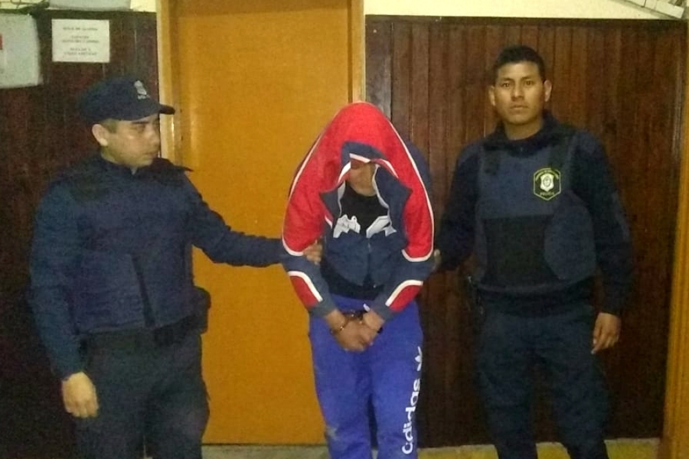 Reynoso en la Comisar&iacute;a N&ordm;1.