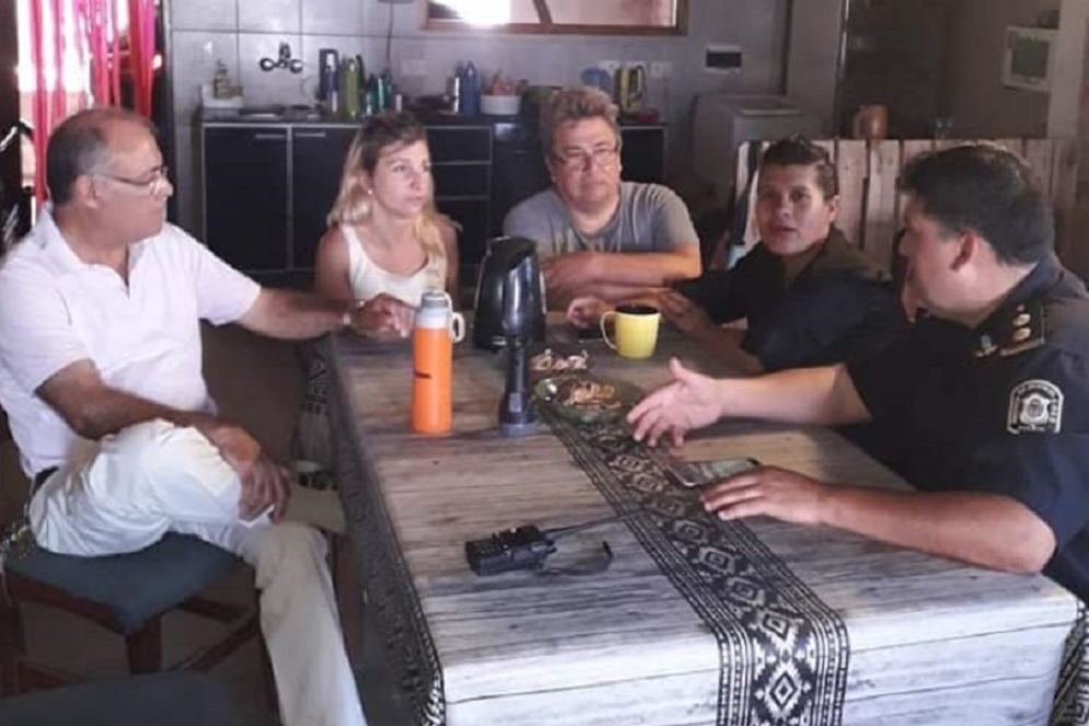 En diciembre hubo una reuni&oacute;n con autoridades policiales y municipales.