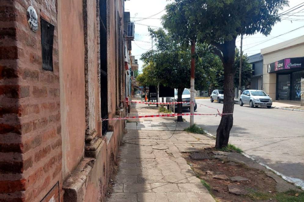 Se aislo la zona afectada.