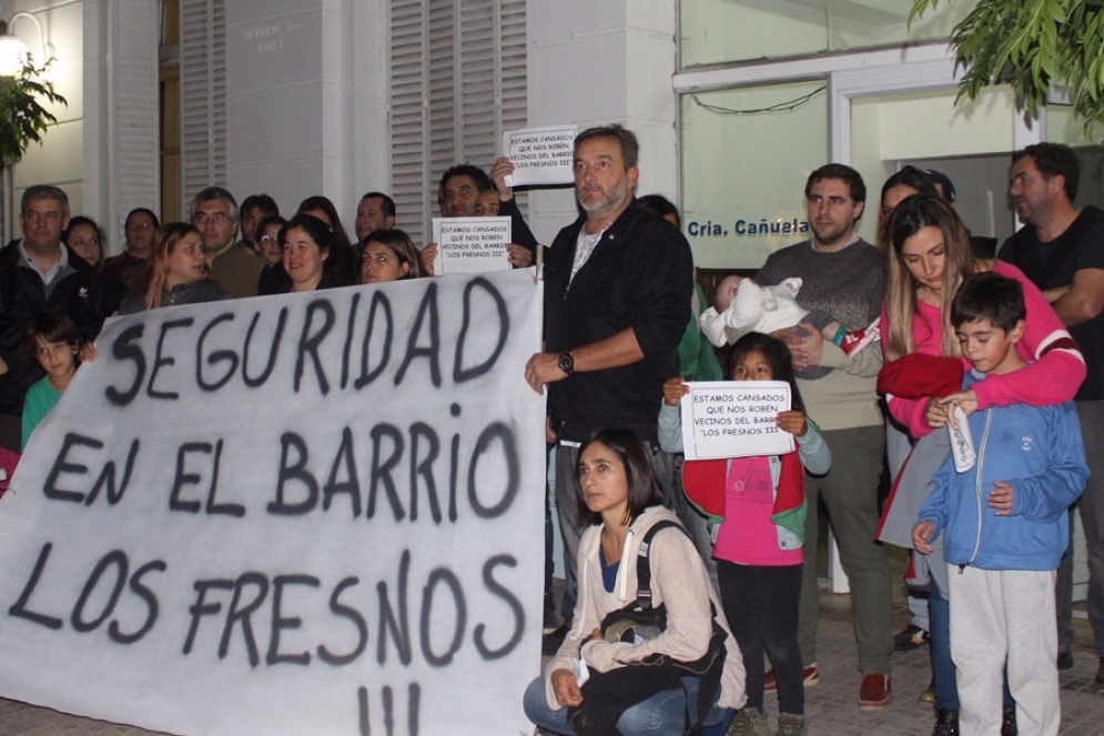 Protesta en la Comisar&iacute;a por m&aacute;s seguridad