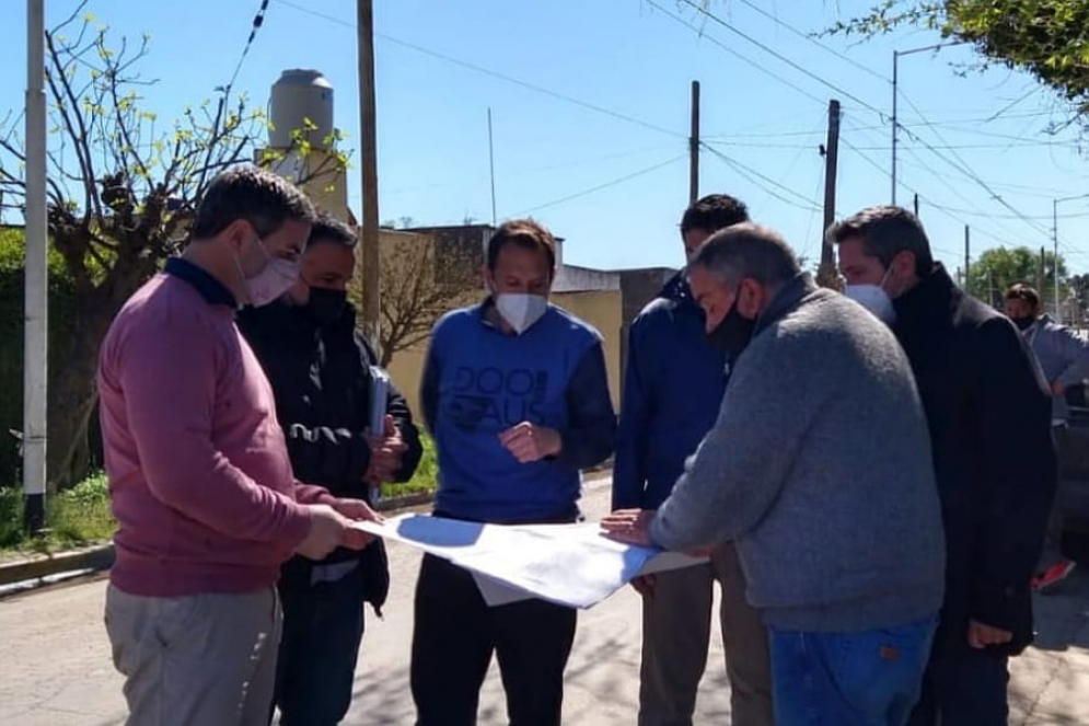 Los frentistas reclamaban que el municipio controle a los responsables de la obra.