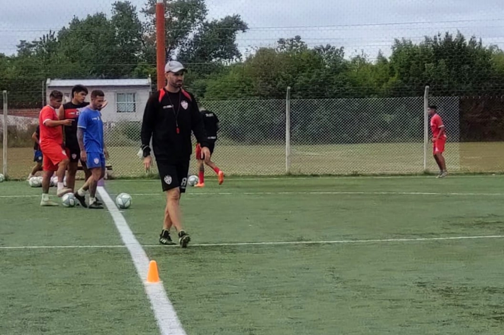 Perelman dirigiendo la primera pr&aacute;ctica 