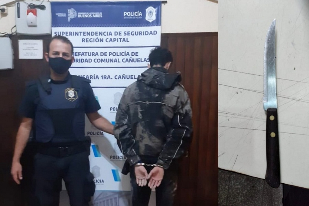  Los propios vecinos, que presenciaron el hecho, lo ataron para que no logre escapar.