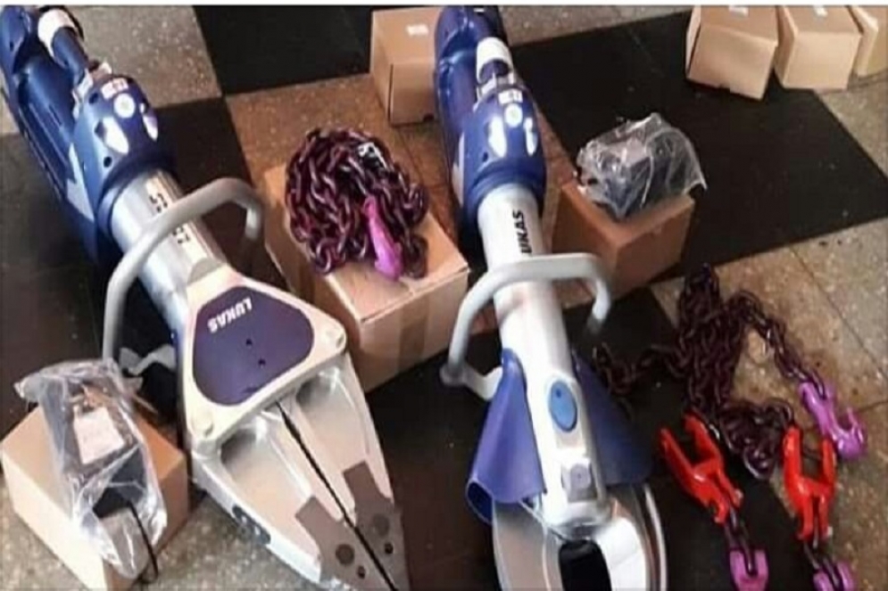 Los bomberos incorporaron herramientas de rescate