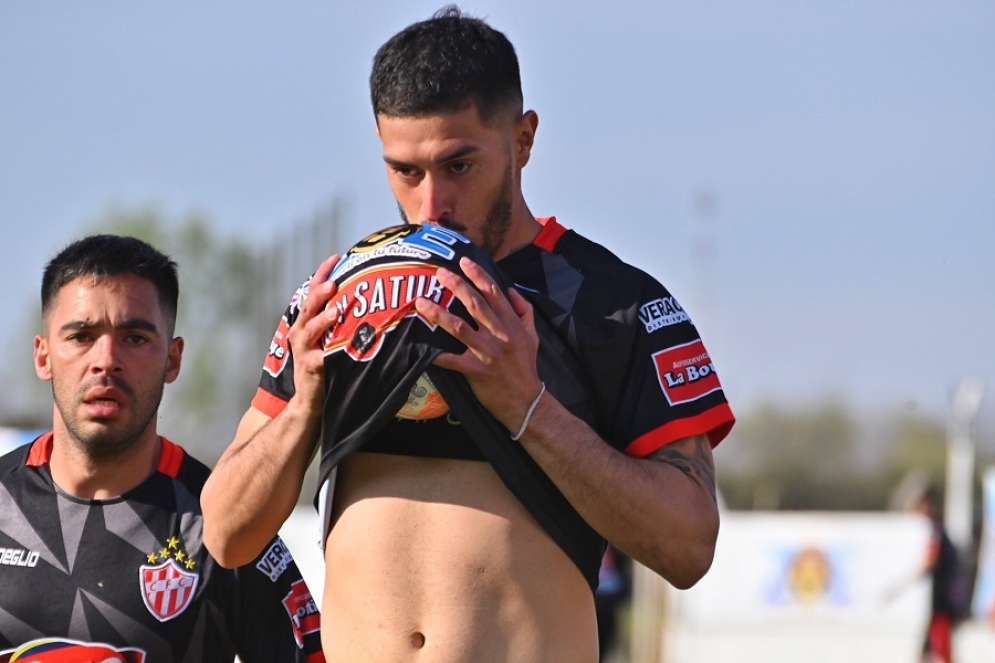 Aguirre, otra vez la carta del gol.(FOTO: Jonathan Arga&ntilde;araz)