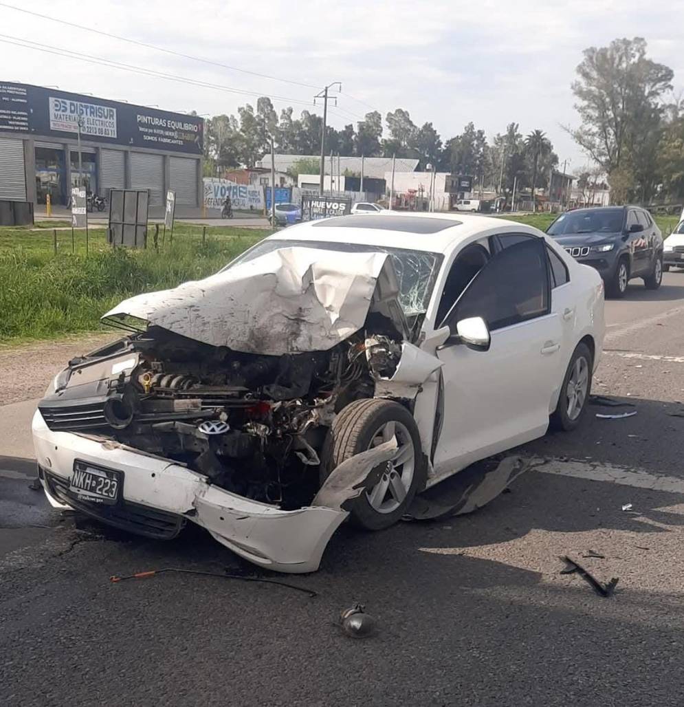 La trompa destruida.