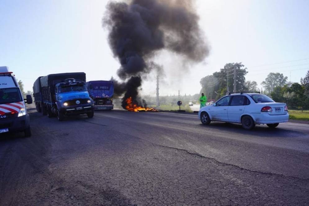 Parte del transito estuvo interrumpido por unas horas.