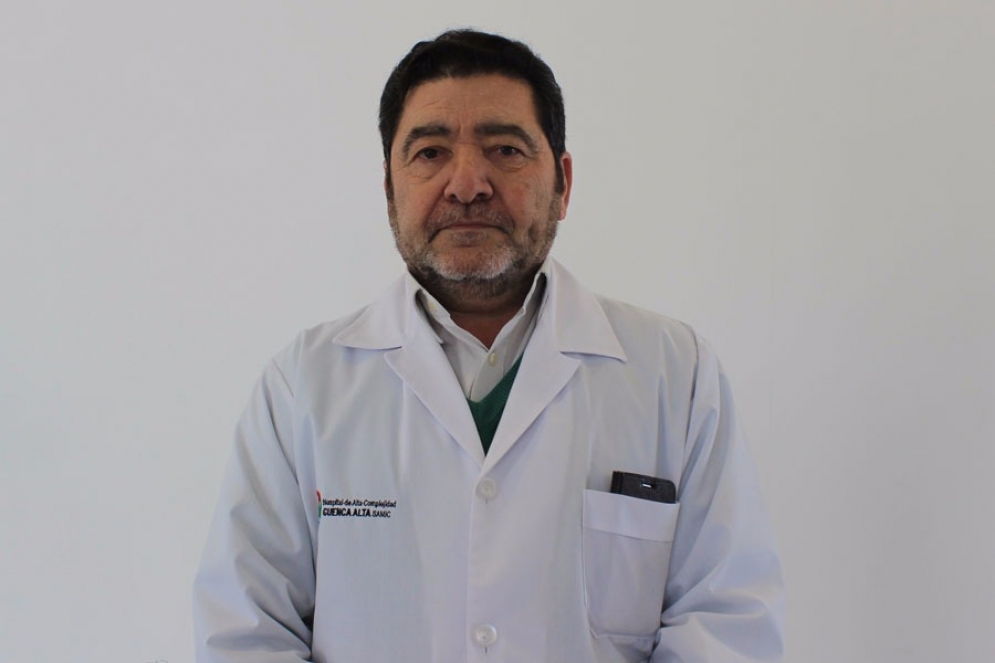 Jos&eacute; Spala, Director Ejecutivo del Hospital Regional. 