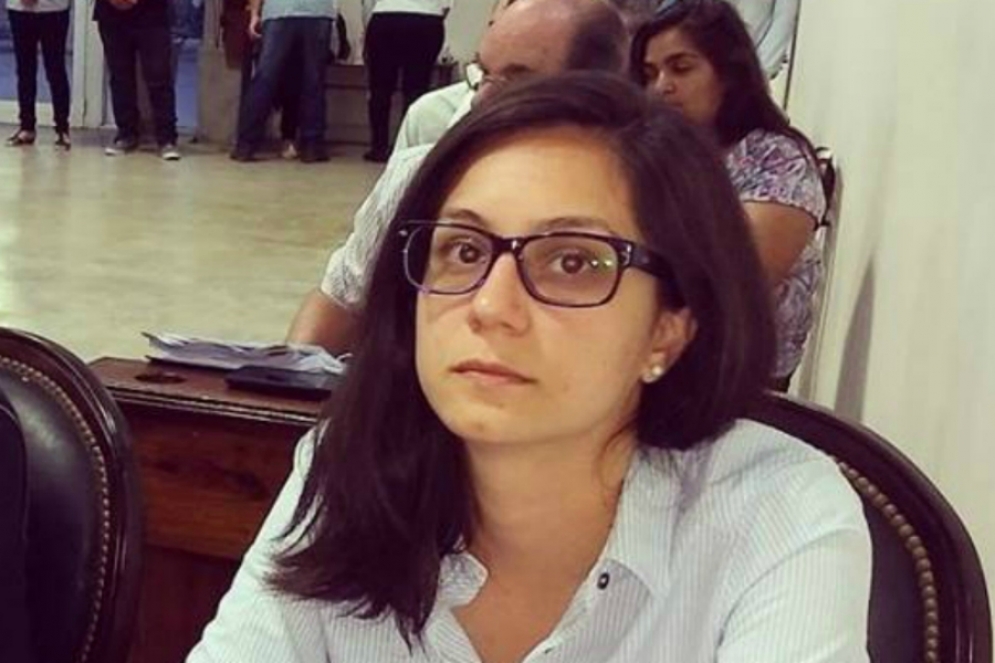 Ayel&eacute;n Rasquetti. Se sinti&oacute; intimidada por su colega legisladora.